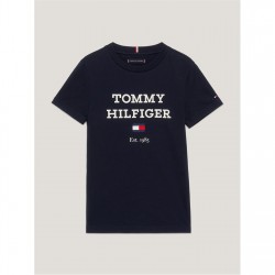 юношеска,тениска,детски,облекла,tommy,hilfiger,oversized,logo,t,shirt,juniors,desert,sky