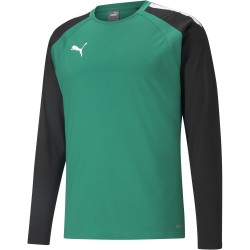 Мъжка тениска Puma Teamliga Training Sweat T-Shirt Mens - Green/Black мъжка,тениска,мъжки,тениски,мъжки,блузи,с,яка,мъжки,потници,футбол,футболни,горнища,puma,teamliga,training,sweat,t,shirt,mens,green,black