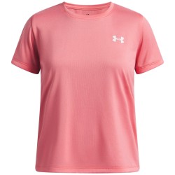 Under Armour Kids Tech Short-Sleeve Performance Gym Top - Pink/White детски,тениски,бягане,under,armour,kids,tech,short,sleeve,performance,gym,top,pink,white