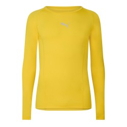 Мъжка тениска Puma Liga Baselayer Tee Ls T-Shirt Mens - Cyber Yellow мъжка,тениска,мъжки,тениски,мъжки,блузи,с,яка,мъжки,потници,футбол,puma,liga,baselayer,tee,ls,t,shirt,mens,cyber,yellow