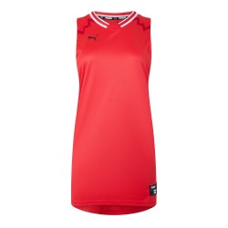 Puma Womens Hoops Team Game Performance Vest - Puma Red puma,womens,hoops,team,game,performance,vest,puma,red