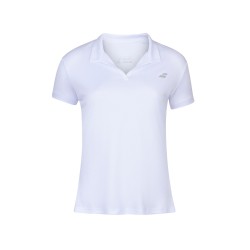 Блуза с яка Babolat Kids Short-Sleeve Performance Polo Shirt - White блуза,с,яка,детски,блузи,с,яка,падел,тенис,бадминтон,babolat,kids,short,sleeve,performance,polo,shirt,white