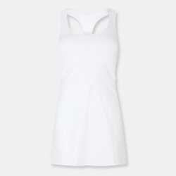 Дамска рокля DKNY Womens Moisture Wicking Tennis Dress - White дамска,рокля,дамски,поли,и,рокли,падел,тенис,dkny,women,s,moisture,wicking,tennis,dress,white