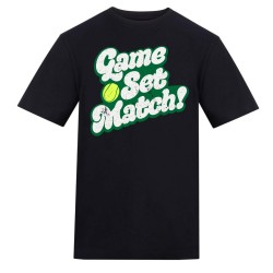 AWD Adults Printed Tennis Tee - Game Set Match мъжки,горнища,размер+,дамски,облекла,за,тенис,мъжко,облекло,за,тенис,тенис,облекла,падел,тенис,бадминтон,бадминтон,облекла,облекла,за,хокей,дамско,тенис,об