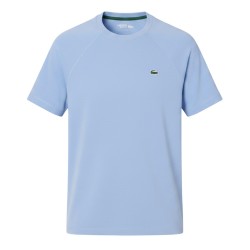 Тениска Lacoste Mens Short Sleeve Performance T-Shirt - Blue AEY тениска,мъжки,тениски,падел,тенис,тенис,облекла,бадминтон,скуош,lacoste,men,s,short,sleeve,performance,t,shirt,blue,aey