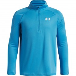 Under Armour Tech™ 2.0 ½ Zip Juniors - Ether Blue детски,тениски,детски,горнища,с,цип,лека,атлетика,всички,фитнес,облекла,under,armour,tech,2,0,zip,juniors,ether,blue