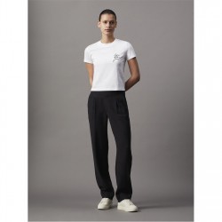дамски,топове,calvin,klein,jeans,script,institutional,baby,tee,bright,white