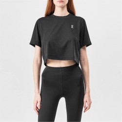 ON Train-T Crop - Black дамски,топове,on,train,t,crop,black