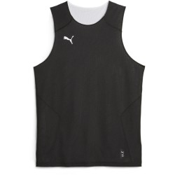 Фланелка Puma Mens Hoops Team Reverse Practice Performance Basketball Jersey - Black фланелка,мъжки,блузи,с,яка,мъжки,тениски,мъжки,потници,puma,men,s,hoops,team,reverse,practice,performance,basketball,jersey,black