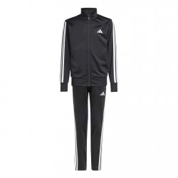 анцуг,adidas,3,stripes,zip,tracksuit,black,white