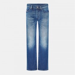 Дънки Diesel Men's Larkee Straight Leg Jeans - 01 Mid Blue дънки,мъжки,дънки,diesel,men's,larkee,straight,leg,jeans,01,mid,blue
