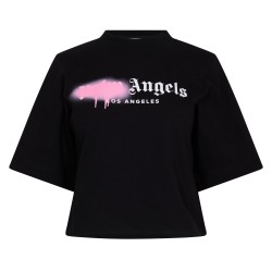 дамска,къса,блуза,дамски,топове,palm,angels,women,s,spray,t,cropped,crop,top,blk,pink
