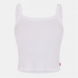 Levis ESSENTIAL SPORTY RB TANK WHITE - White дамски,топове,levis,essential,sporty,rb,tank,white,white