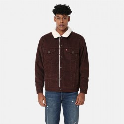 яке,мъжки,якета,levis,type,3,sherpa,jacket,chicory,coffee