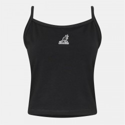 потник,дамски,топове,kangol,women's,sleeveless,slim,fit,cami,top,black
