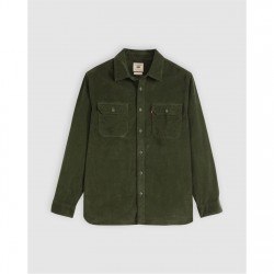 Levis Jackson Worker Shirt - Olive Cord облекла,на,разпродажба,мъжки,ризи,levis,jackson,worker,shirt,olive,cord