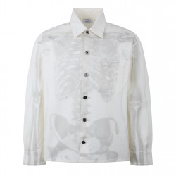 облекла,на,разпродажба,мъжки,ризи,off,white,motif,denim,shirt,white