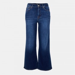 дънки,дамски,дънки,7,for,all,mankind,women's,cropped,alexa,straight,leg,jeans,dark,blue