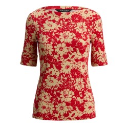 дамска,тениска,дамски,топове,lauren,by,ralph,lauren,women,s,long,sleeve,t,shirt,red,tan