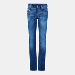 Дънки Diesel Sleenker Skinny Jeans - Blue Denim дънки,мъжки,дънки,diesel,sleenker,skinny,jeans,blue,denim