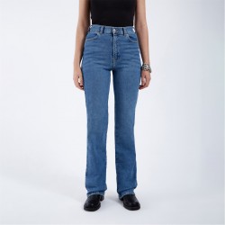 дънки,дамски,дънки,dr,denim,moxy,straight,high,stretch,jeans,cape,sky,worn,hem
