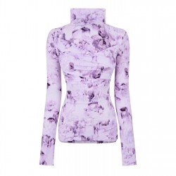 дамски,топове,off,white,floral,top,violet