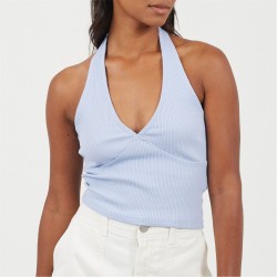 Brave Soul Cropped Top Ld99 - Blue дамско,лятно,бельо,дамски,топове,дамско,бельо,дамски,горнища,размер+,дамски,облекла,размер,brave,soul,cropped,top,ld99,blue