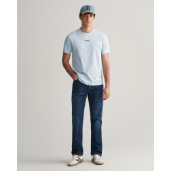 Дънки Gant Regular Fit Jeans - Worn Blue дънки,мъжки,дънки,gant,regular,fit,jeans,worn,blue
