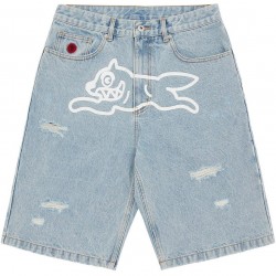 Къси панталони ICECREAM Mens Denim Shorts - Heavy Wash Blue къси,панталони,мъжки,къси,панталони,icecream,men,s,denim,shorts,heavy,wash,blue