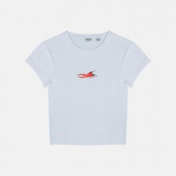 къса,блуза,дамски,топове,jack,wills,women's,graphic,cotton,short,sleeve,crew,neck,print,crop,top,chili,pepper