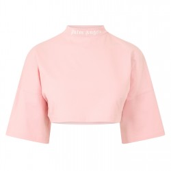 къса,блуза,дамски,топове,palm,angels,women's,crop,top,pink