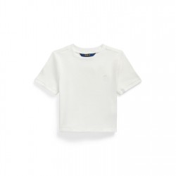 бебешка,блуза,с,яка,детски,3/4,панталони,детски,облекла,polo,ralph,lauren,polo,baby,tee,jn63,white