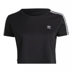 дамска,тениска,дамски,топове,adidas,originals,adicolor,classics,plus,size,crop,3,stripes,t,shirt,womens,black