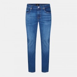дънки,мъжки,дънки,7,for,all,mankind,men's,classic,straight,leg,jeans,mid,blue