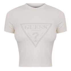 бебешка,тениска,дамски,топове,дамски,тениски,guess,guess,tri,baby,tee,ld44,sandy,shore,mlt