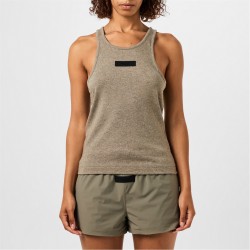 Потник FEAR OF GOD ESSENTIALS Ribbed Tank Top - Heather Grey потник,дамски,топове,fear,of,god,essentials,ribbed,tank,top,heather,grey