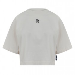 дамски,топове,дамски,тениски,hugo,hugo,stack,lgo,crp,t,ld09,off,white