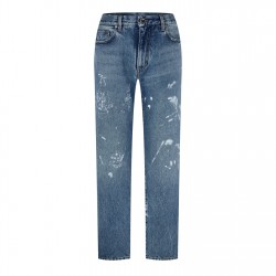 дънки,мъжки,дънки,off,white,distressed,diag,jeans,blue