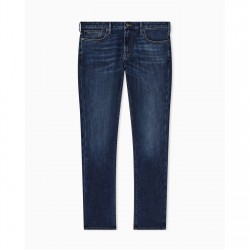панталони,мъжки,дънки,emporio,armani,mens,j06,slim,fit,trousers,mid,blue