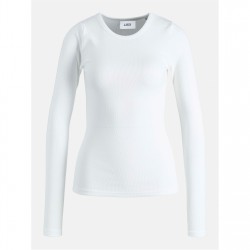 JJXX JJXX Freya Rib T Ls Ld63 - Bright White дамски,тениски,дамски,топове,дамски,горнища,размер+,дамски,облекла,размер,jjxx,jjxx,freya,rib,t,ls,ld63,bright,white