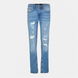 дънки,мъжки,дънки,dfnd,london,ripped,denim,jeans,light,blue