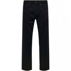 дънки,мъжки,дънки,only,and,sons,men's,straight,leg,jeans,black