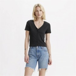 тениска,дамски,топове,levis,short,sleeve,striped,t,shirt,caviar