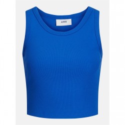 JJXX Sleeveless Ribbed Top Ladies - Blue Iolite дамски,топове,дамски,горнища,размер+,дамски,потници,дамски,облекла,размер,jjxx,sleeveless,ribbed,top,ladies,blue,iolite