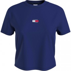тениска,дамски,тениски,tommy,jeans,centre,badge,t,shirt,twlght,navy,c87