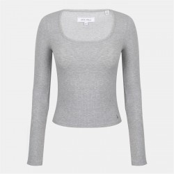 тениска,дамски,тениски,дамски,топове,jack,wills,squneck,ls,tee,ld54,grey,marl