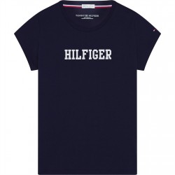 тениска,дамски,тениски,tommy,hilfiger,short,sleeve,t,shirt,desert,sky