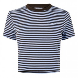 бебешка,тениска,дамски,топове,jack,wills,striped,baby,tee,ld44,brown,blue