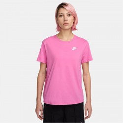 тениска,разпродажба,nike,дамски,тениски,дамски,топове,nike,sportswear,women's,club,t,shirt,pink