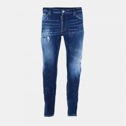 дънки,мъжки,дънки,dsquared2,cool,guy,slim,jeans,navy,blue